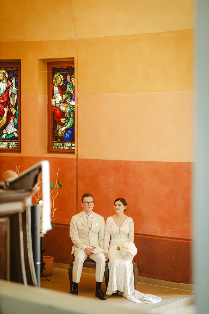 Kirchliche Hochzeit mit Trauung und Ringtausch – Foto 15 von 41