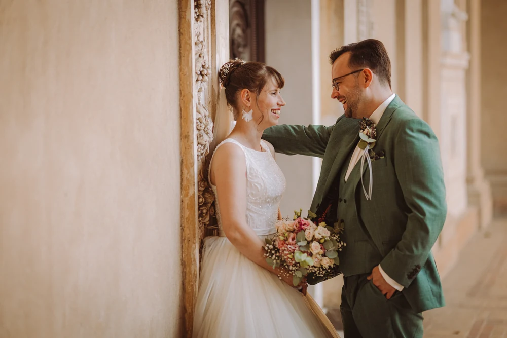 Kirchliche Hochzeit in Berlin – Trauung und Paarshooting – Hochzeitsfoto 80 von 100
